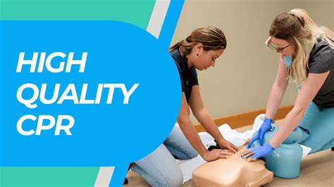 you are providing high quality cpr